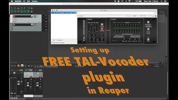 Setting up FREE TAL-Vocoder plugin in Reaper