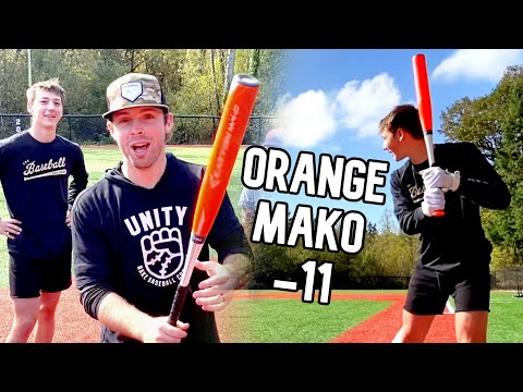 Hitting with the ORANGE MAKO - 2015 Easton Mako -11 - Little League Baseball Bat Reviews