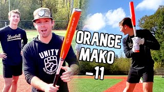 Hitting with the ORANGE MAKO - 2015 Easton Mako -11 - Little League Baseball Bat Reviews