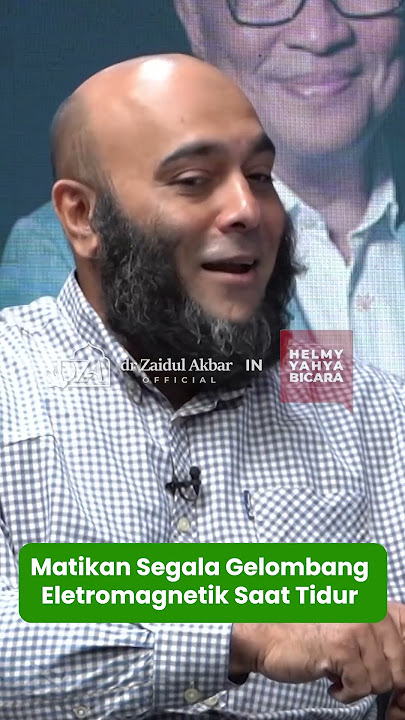 Matikan Segala Gelombang Eletromagnetik Saat Tidur - dr. Zaidul Akbar Official #jsr #zaidulakbar