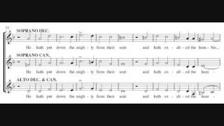 Magnificat in D minor - Walmisley chords