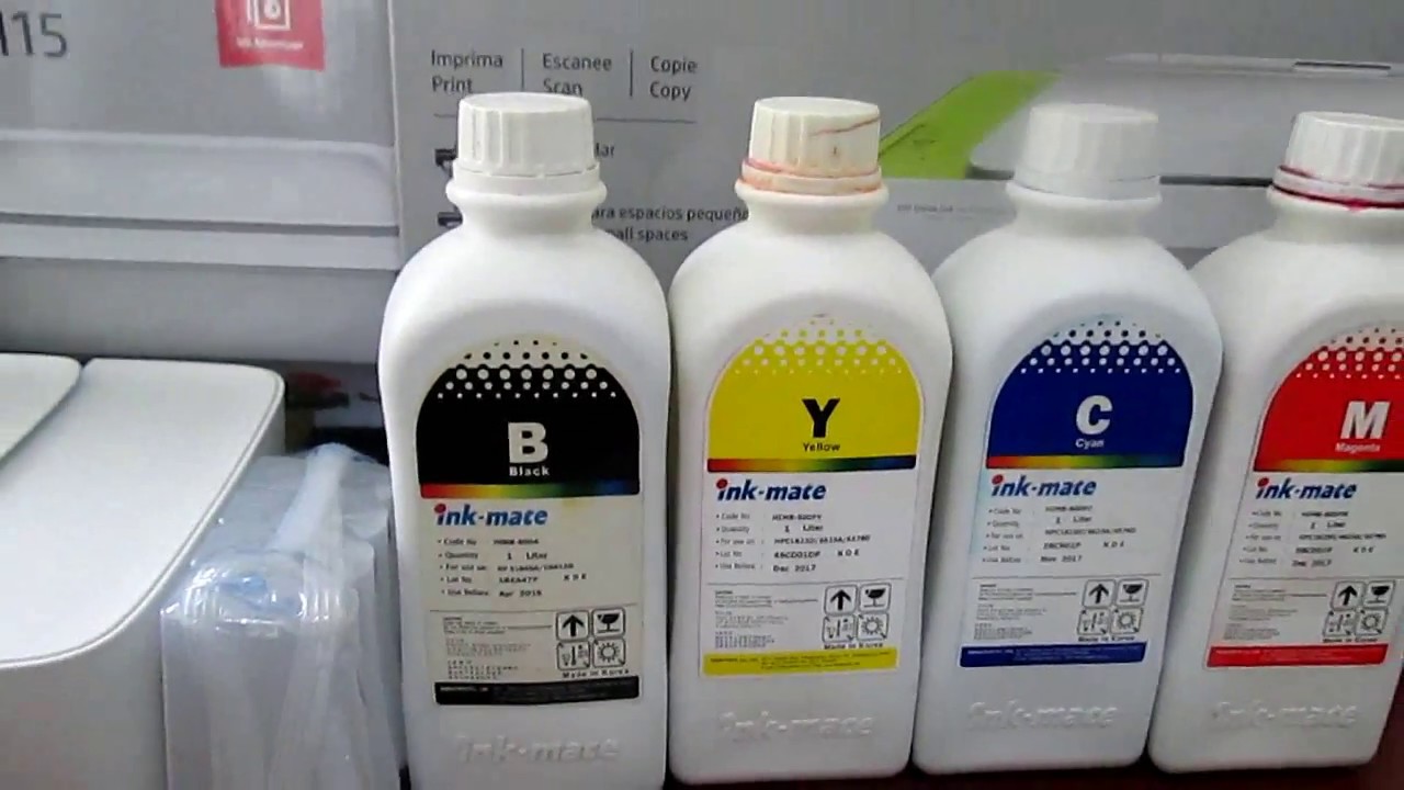 TINTA IDEAL PARA IMPRESORAS HP (RECARGA DE CARTUCHOS Y SISTEMAS DE TINTA  CONTINUA) - YouTube