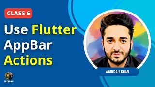 Flutter tutorial for beginners - How to use AppBar actions in flutter