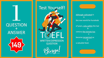 TOEFL Grammar Practice #149 | Written Expression Questions (Inversion)