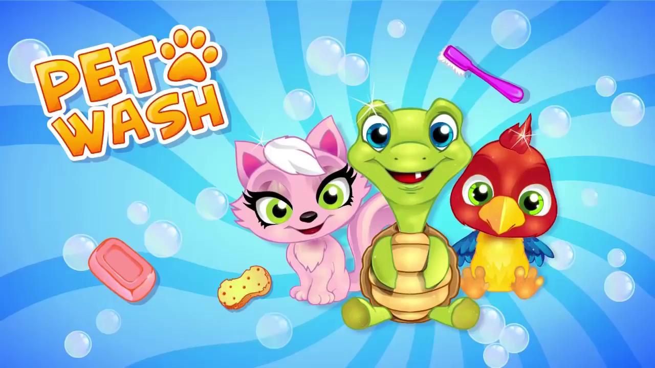 PET WASH Game For Kids HD Video YouTube