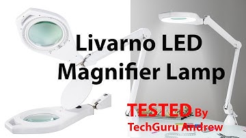 Livarno LED Magnifier Lamp - Crelando LED Magnifier Lamp