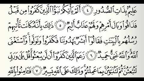 سورة التغابن القارئ هيثم الجدعاني رحمه الله