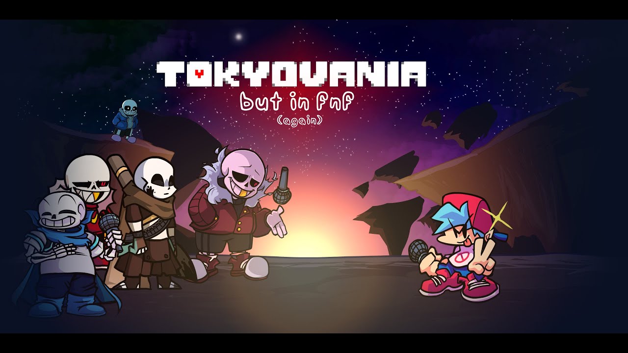 Friday Night Funkin' Tokyovania | Ink!Sans - Fan Made (FNF Mod