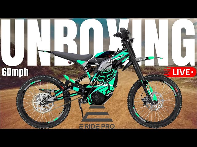 NEW 2024 E-Ride Pro SS 2.0 72V Unboxing, Build & Upgrade | Sur Ron ...