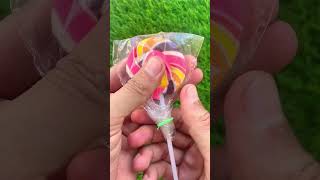 Rainbow So Yummy Lollipop 🍭 Unwraping ASMR Video#satisfying #lollipops #asmr #chocolateasmr