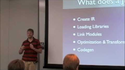 2008 LLVM Developers Meeting - Building an Efficient JIT - 1 of 5