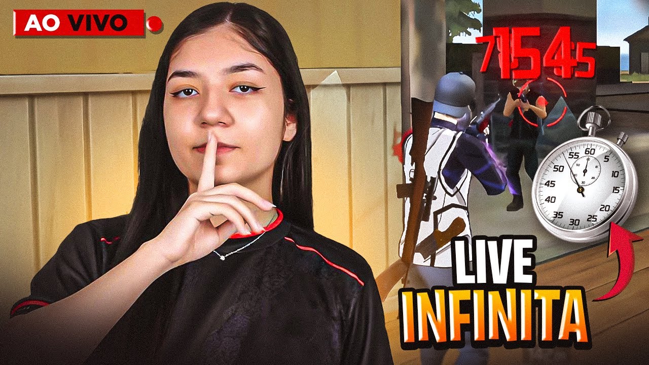 💜FREE FIRE - LIVE ON💜LIVE INIFINITA NA RANK E OUTROS JOGOS!💜