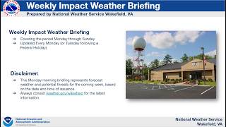 NWS Wakefield Live Weather Briefing 2026