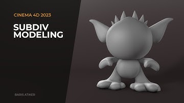 Cinema 4D 2023 - Subdiv Modeling (Beginners)