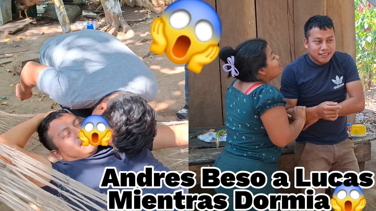 ‼️Andres Leda Besote a Lucas❤️Rosi Enojada Le reclama Por q se dejo Besar😡