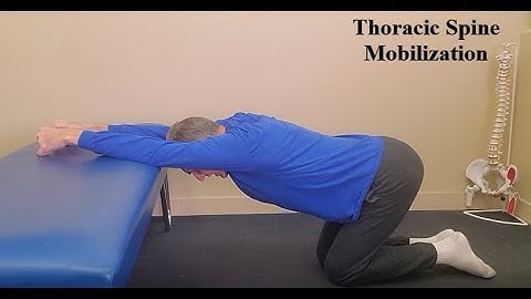 Thoracic Spine Mobilization AKA Bench Thoracic Spine Mobilization