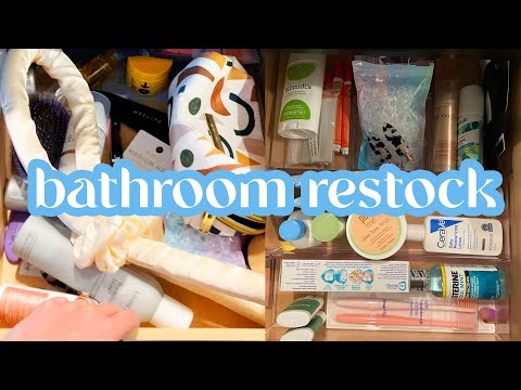 Guest Bathroom Restocking | Organization Haul
