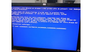 Installation Windows : erreur STOP 0x0000007B حل رسالة الخطأ
