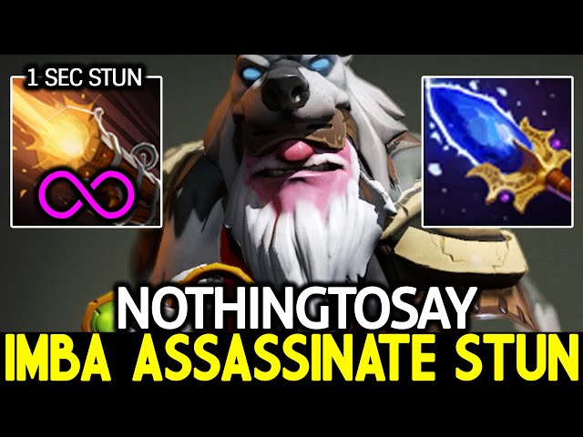 NOTHINGTOSAY [Sniper] Imba Assassinate Stun with Scepter Build Dota 2 class=