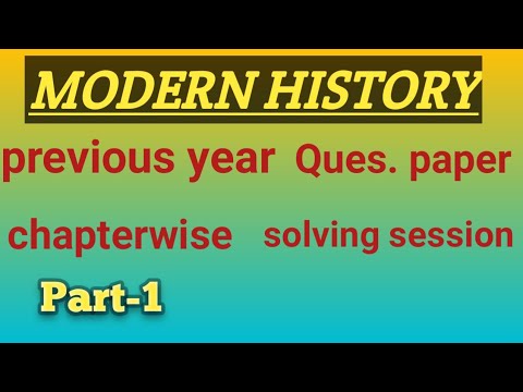 modern history ques/ans series part -1(1885-1947)