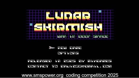 NEW AAA MASTER SYSTEM GAME - Lunar Skirmish
