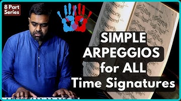TWO HANDED Melodic Piano Arpeggios using the Andalusian Cadence (Part 2)