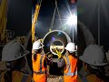 Night Shift Power: Operating a Grader Under the Stars! 👷♀️