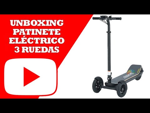 Unboxing] Patinete Eléctrico 3 Ruedas 450W 48V DREI Fotona Mobility 