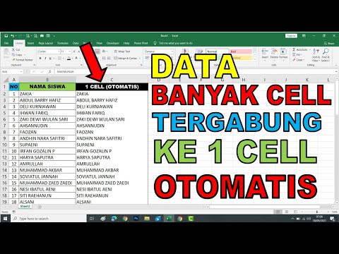 Video: Bagaimana cara menggabungkan kolom dengan banyak baris?