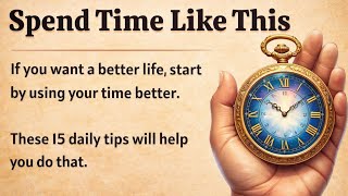 📘 Spend Time Like This ⏳ | Improve English Fluency Naturally 🎧 | Graded Reader 📚