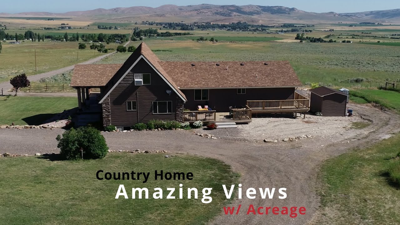 Country Home with Acreage Nestled Among the Hillside of the Albion