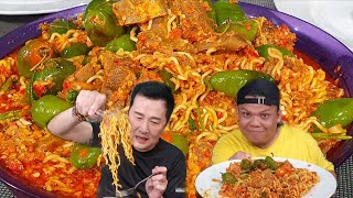 INDOMIE TERRASI SIMILAR TOPPING GENDOT SARDEN TONGUE ALA PAUL RIVERY