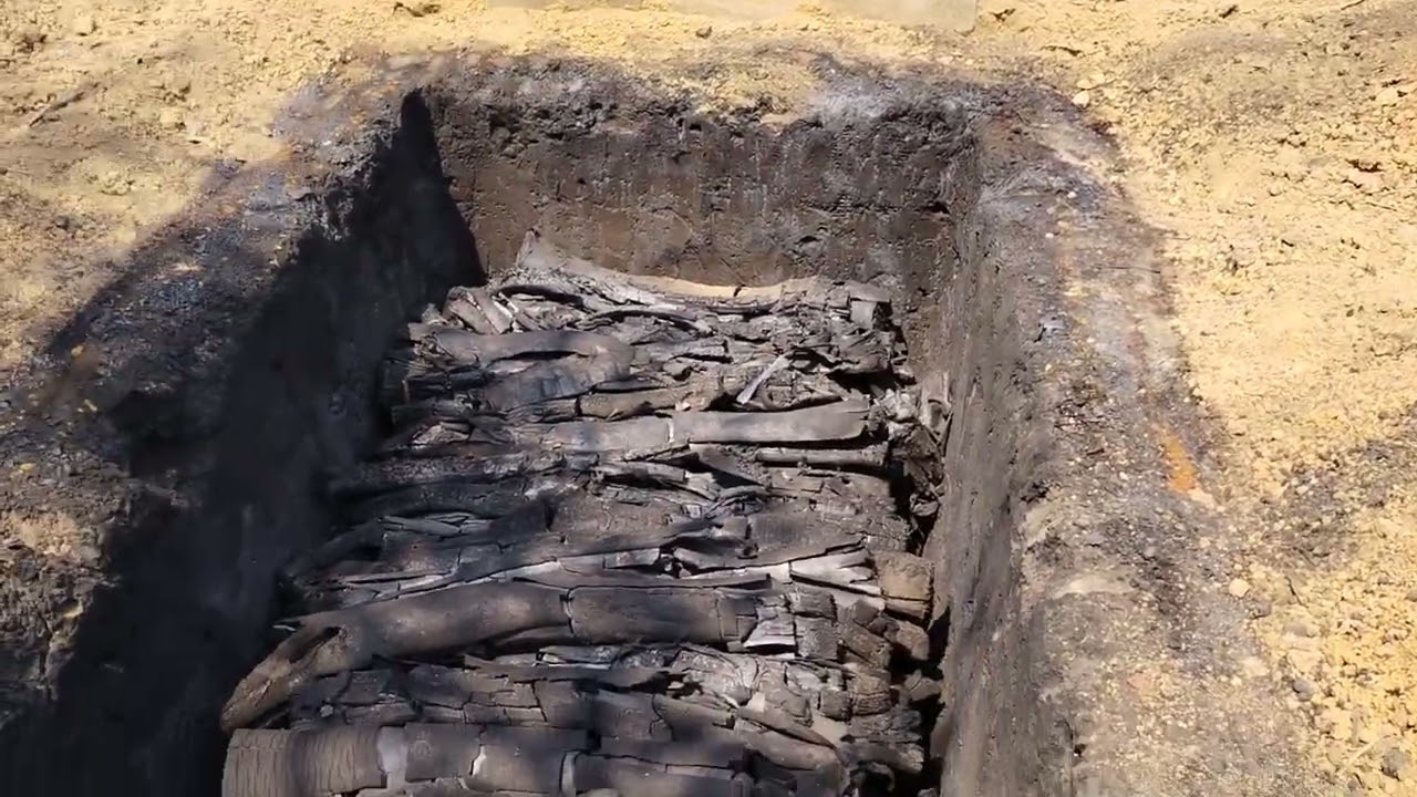 วิทีเผาถ่านเตาหลุมให้ได้ถ่านหลาย