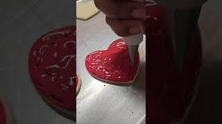 Simple Cookie Flooding #shorts #decoratedcookies #royalicing