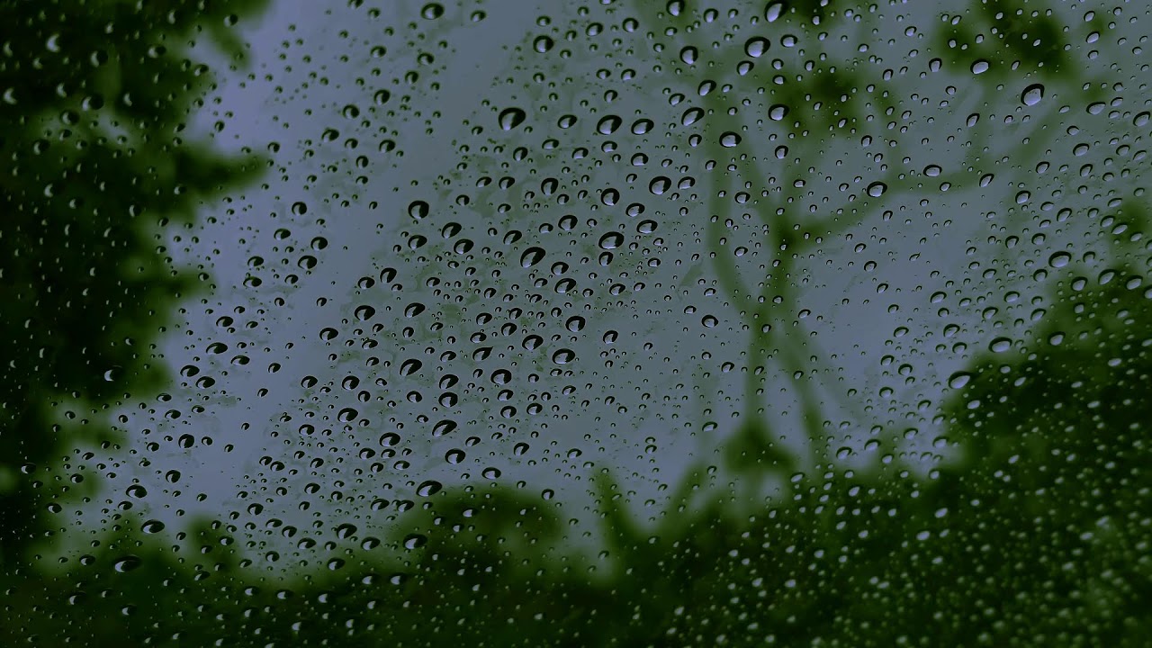 Healing of Stress to Instantly Fall Asleep in Under 5Minutes - Rain Sound On Window with Dark Screen