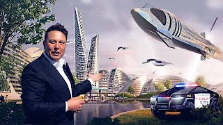 Elon Musk ACABA DE MOSTRAR Starbase City Para Tesla Y SpaceX En Texas!