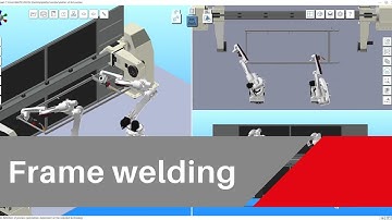 Kawasaki Robotics: Frame welding – 2 x Kawasaki BA006L E01 with K positioners