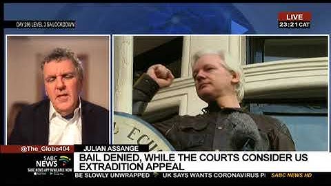 WikiLeaks founder Julian Assange denied bail whilst US extradition request blocked: Robert Mahoney