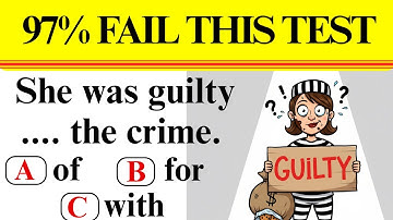 American English Grammar Test: If you can get 20 out of 50, Your English is Amazing! #grammarquiz
