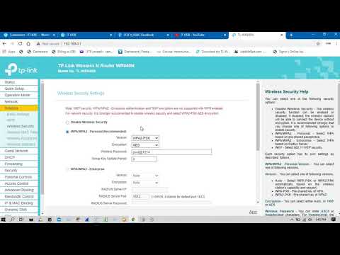 #TP-Link | How to enable wifi security on router