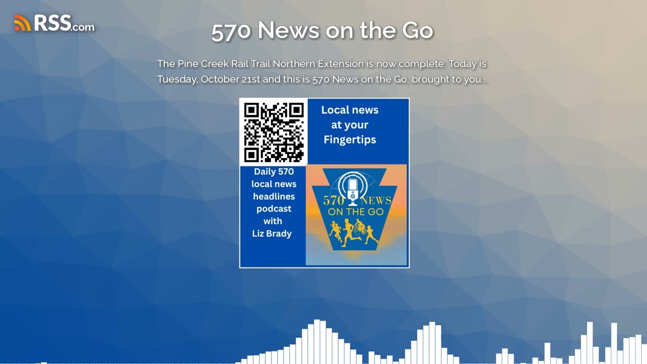 The Pine Creek Rail Trail Northern Extension is now complete. Today is Tuesday, October 21st...