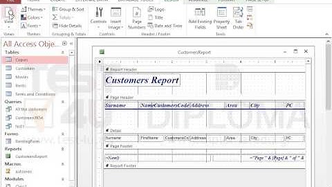 A report is already open. Change the view to print preview.