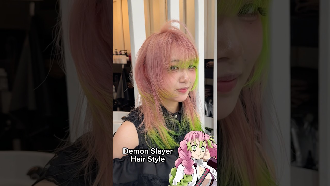 Demon Slayer Hair Style ! 