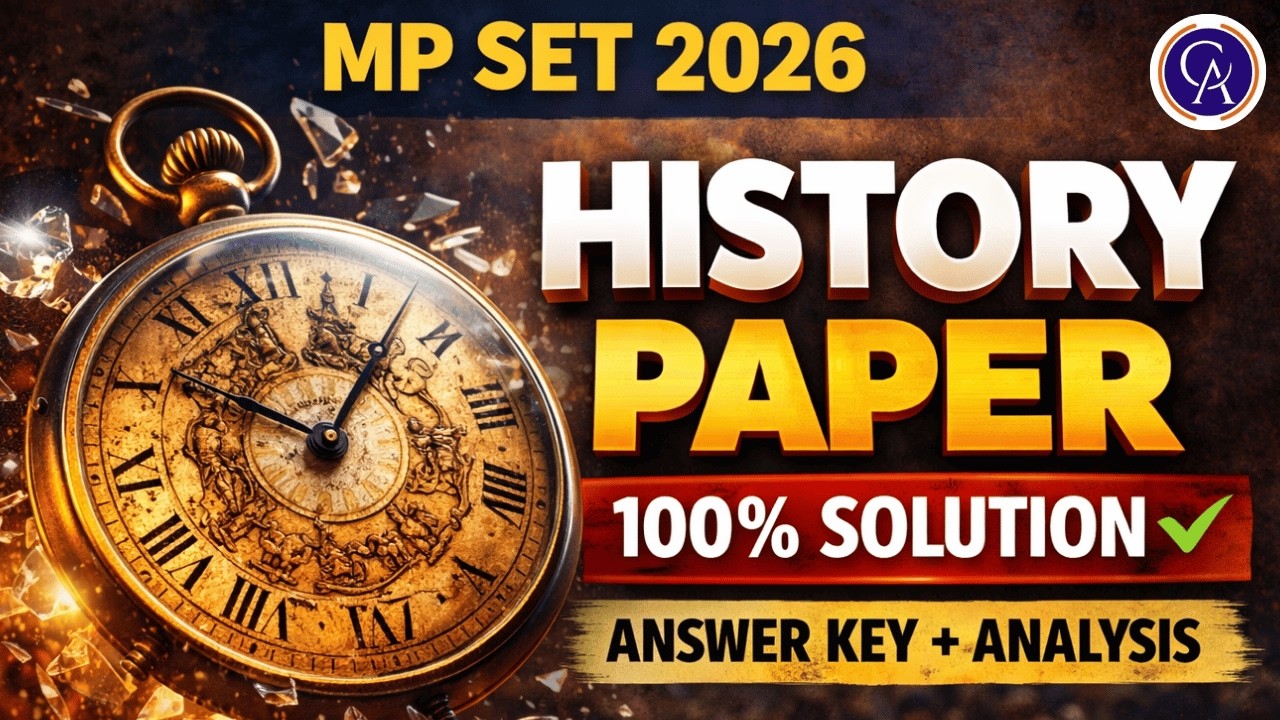 MP SET history Paper Solution 2026 | MP SET History Answer key by Rohit Sir