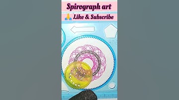 Spirograph art #ytshorts #viralvideo ##shorts #spirograph #art #relaxing #skills #status #2024