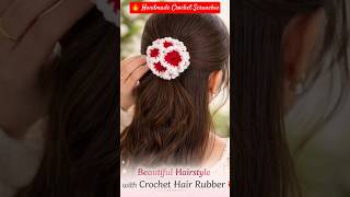 DIY Easy Handmade Crochet Scrunchies Collection|Beautiful Hair Accessories #shorts #crochet