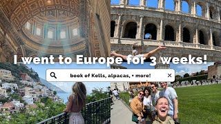 I WENT TO EUROPE!! (Ireland, Italy, Scotland + bookhaul!!)