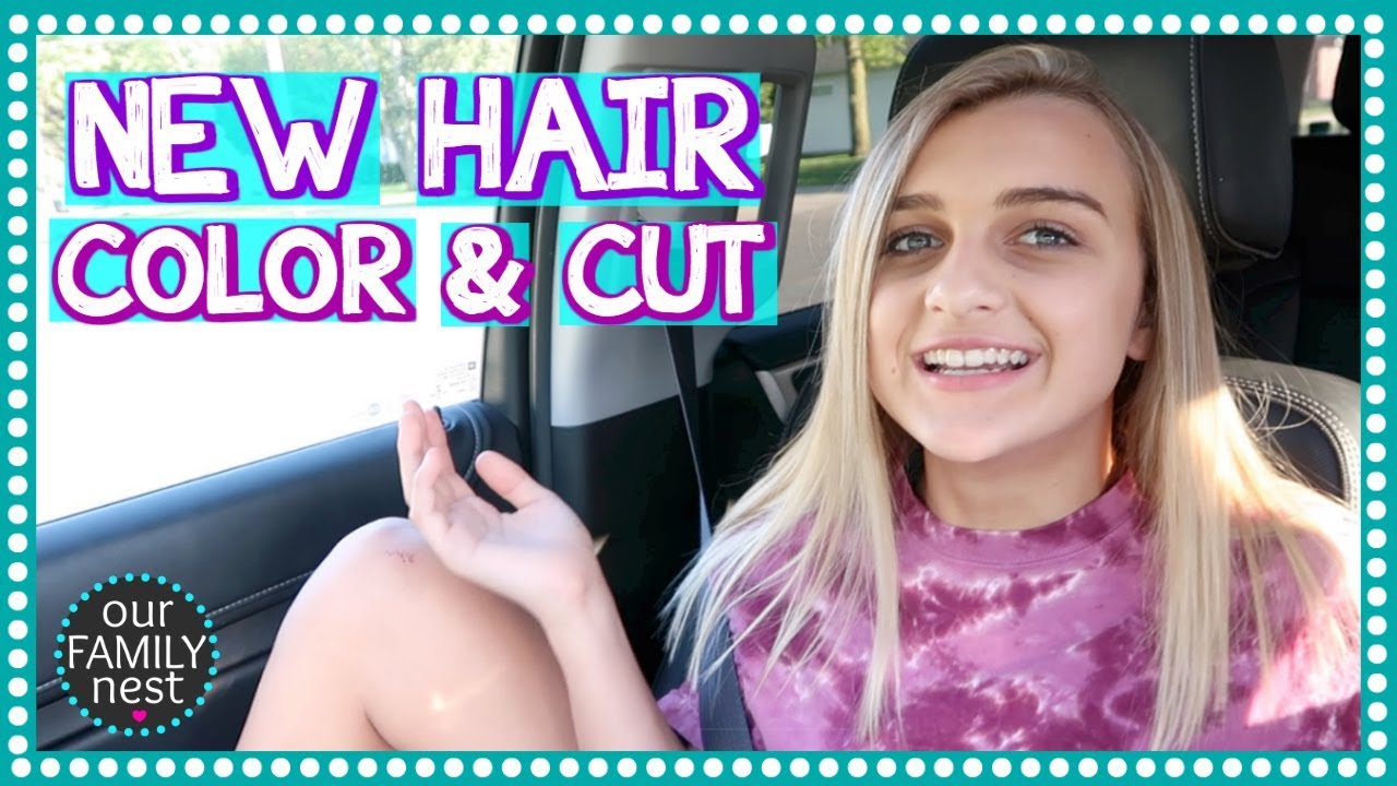 NEW HAIR CUT & BLONDE HIGHLIGHTS! - YouTube