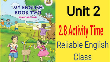 2.8 Activity Time / std 2nd / English #empoweringeducation #learning