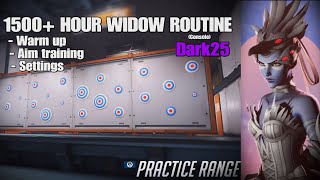 How I train Widowmaker | Warm up, Aim training, Settings